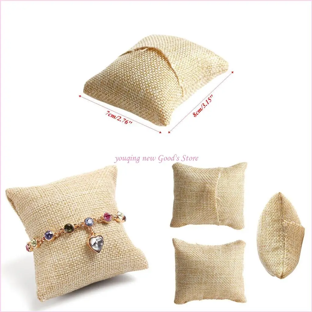 

57QA Small Cotton Linen Watch Jewellery Display For Home Watch Jewellery Store