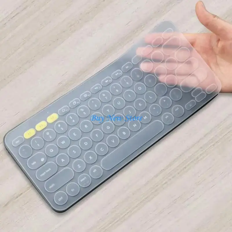 

20CE Protective Silicone Keyboards Skin Fit Liquid Proof For K380 Keypad