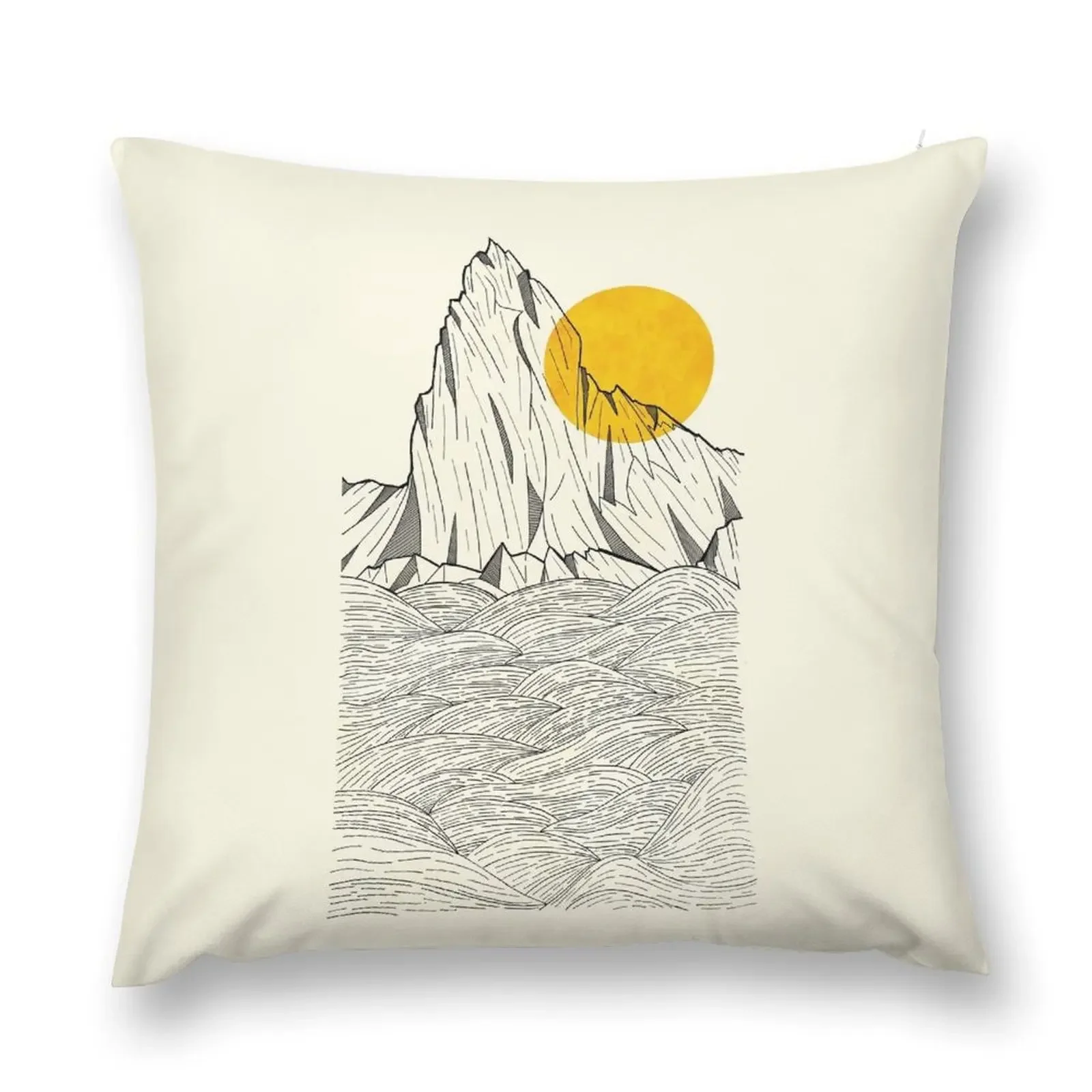 Sun Cliffs Throw Pillow anime girl Christmas Covers For Cushions pillow