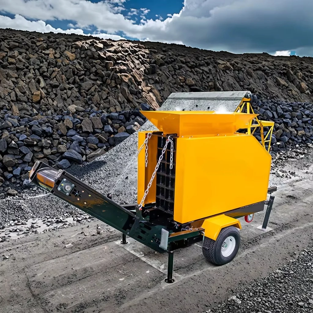 Hightop Mini Wheel Concrete Crushers Mobile Jaw Stone Crusher  Concrete Stone Crusher