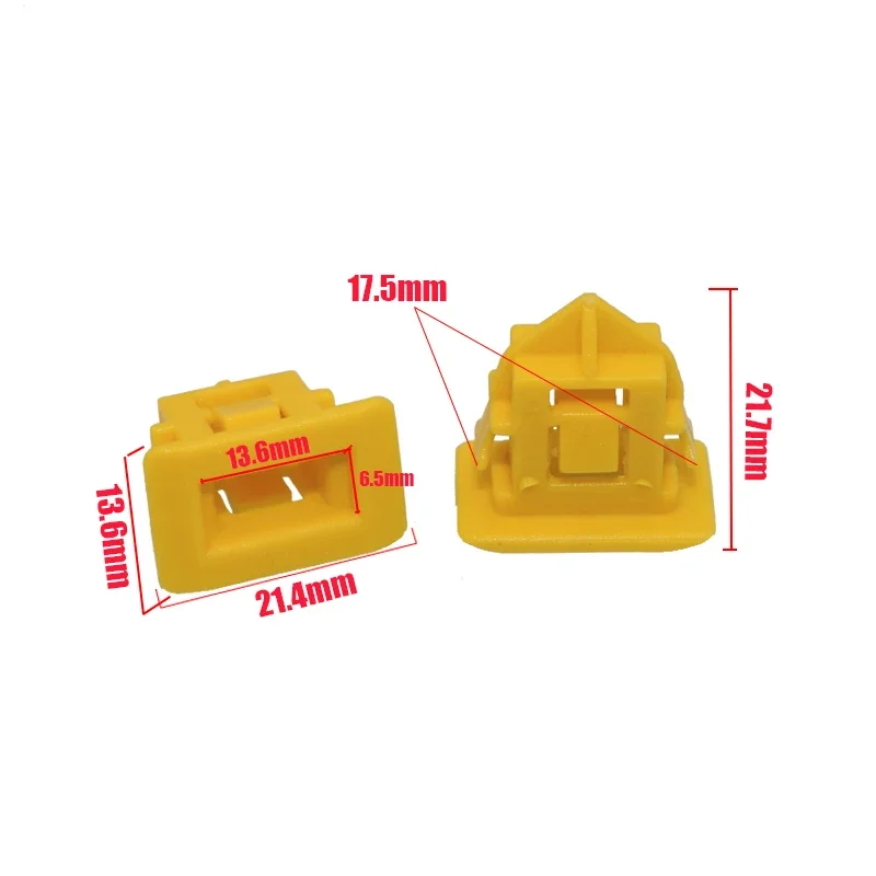 Auto Door Side Skirt Fixing Clips Edge Beam Bottom Guard Plate Snap Plastic Rivets Fastener For Volvo S40 C30 S80 S60