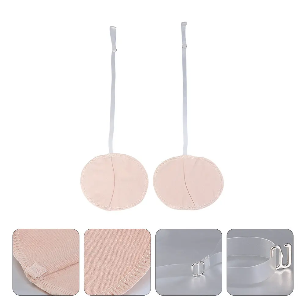 

2 пары невидимых мягких дышащих впитывающих пот хлопковых прокладок для подмышек, многоразовые, удобные, летние, антиперспирантные.