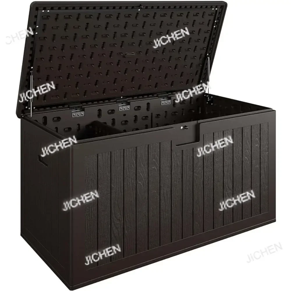 المبيعات الساخنة بني داكن صندوق التكنولوجيا الغامضة كوسكو كبير 150 جالون صندوق تخزين خارجي لعبة المنظم صناديق للملابس إغلاق