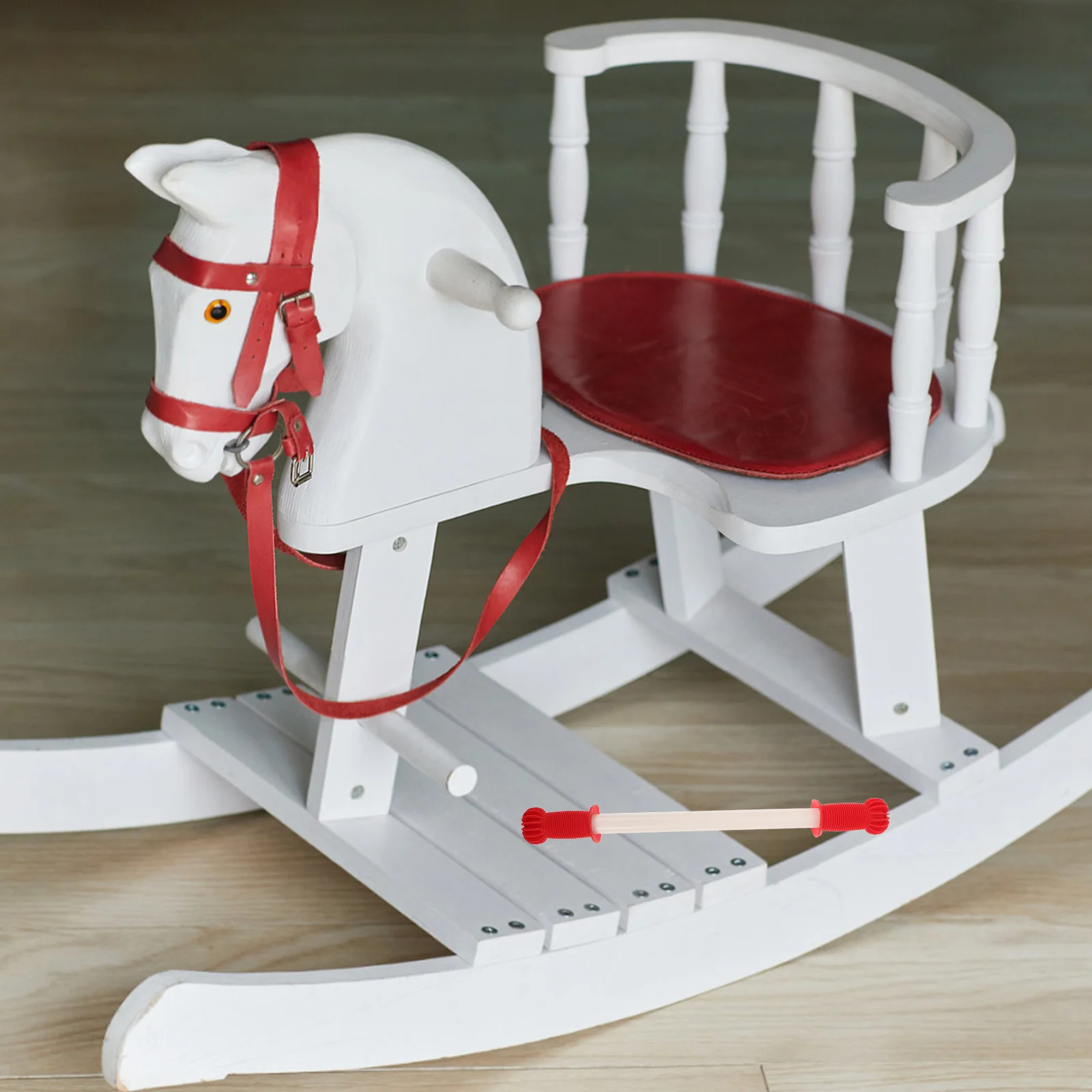 어린이 플라스틱 말 핸들 어린이용 핸들바 로커 동물 장난감