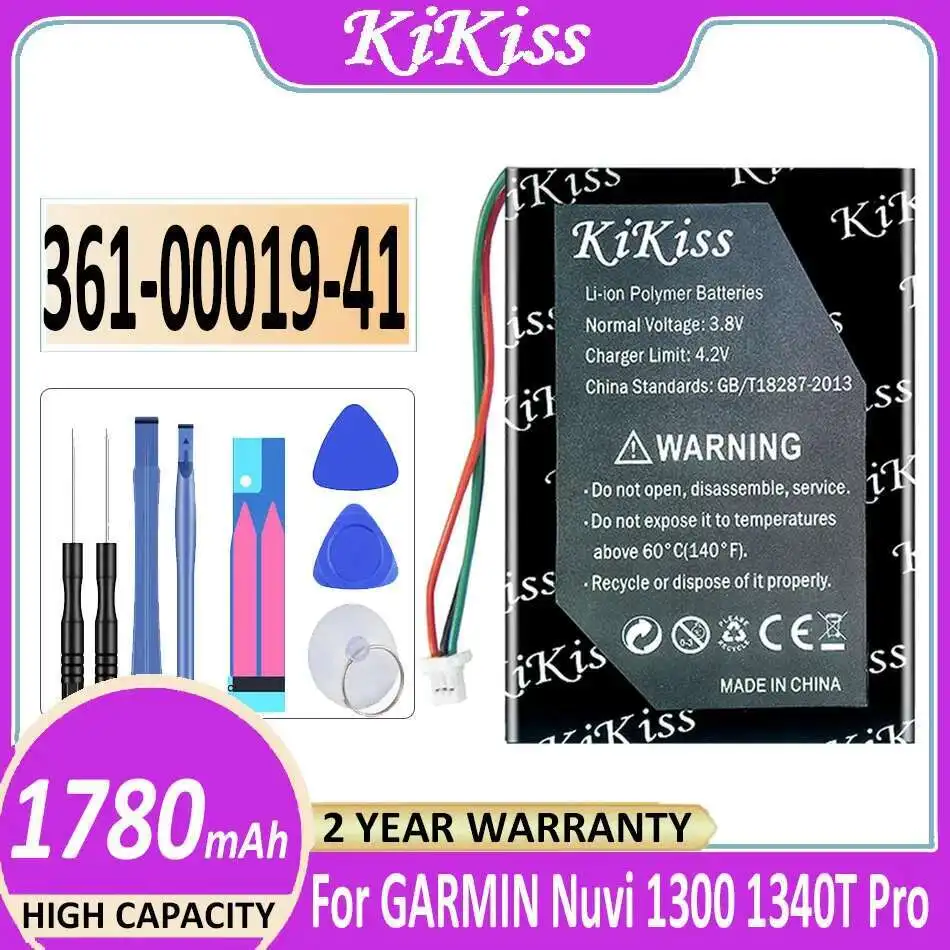 

Gps Battery 361-00019-41 1780Mah For Garmin Nuvi 1300 1340T Pro 1350 1350T 1370 1370T 1375T 1390 1390T 1450 1490T