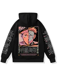 Ryoumen Sukuna Anime Graphic Printed Hooded Jujutsu Kaisen Men Women Hoodies Plus Size Sweatshirt Harajuku Unisex Pullover