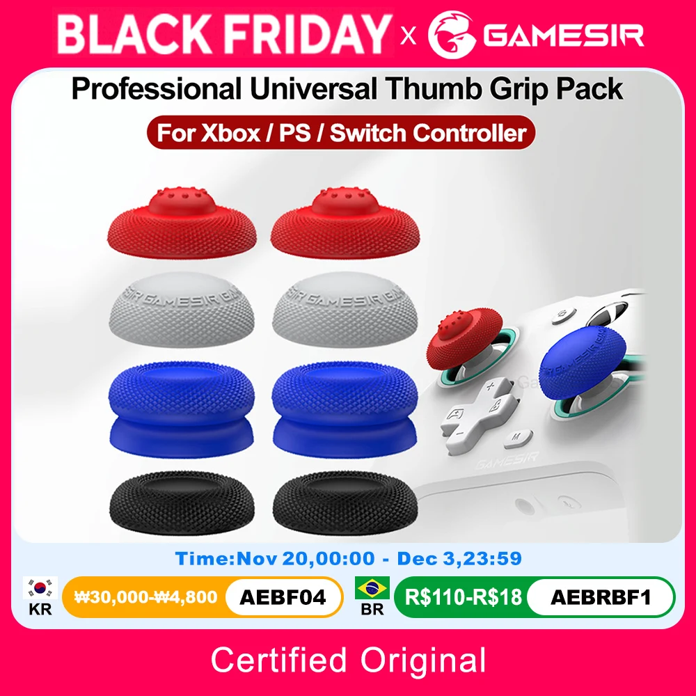 JoysUniverse Thumb Grip Caps Pack pour Imagone 2, Kaleid Flux, Nova Lite, G7 SE, Tarantula Pro, G8, Universel Professionnel, d�lib�r�ment g�n�rateur, 8 pi�ces