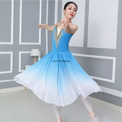 Long Adult Children Ballet Tutu Dress Modern Dance Children's Performance Clothes Ballet Skirt Practicing Clothes Fluffy Skirt