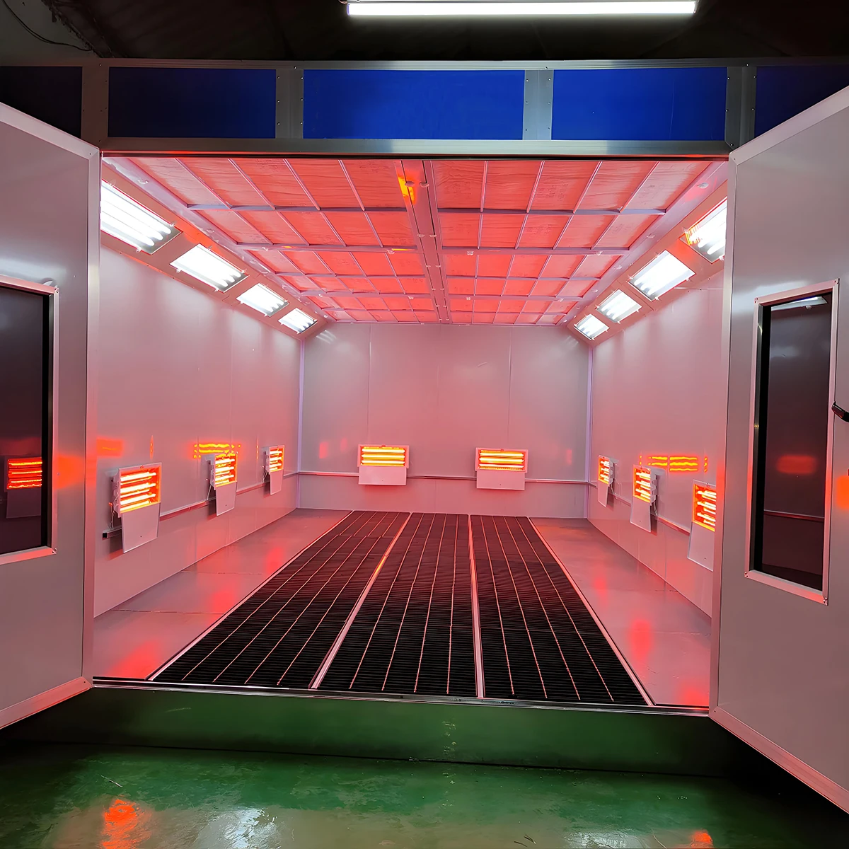 China factory good quality Spray Booth Customized size Car paint room 24kw Electric infrared heating Car paint Booth