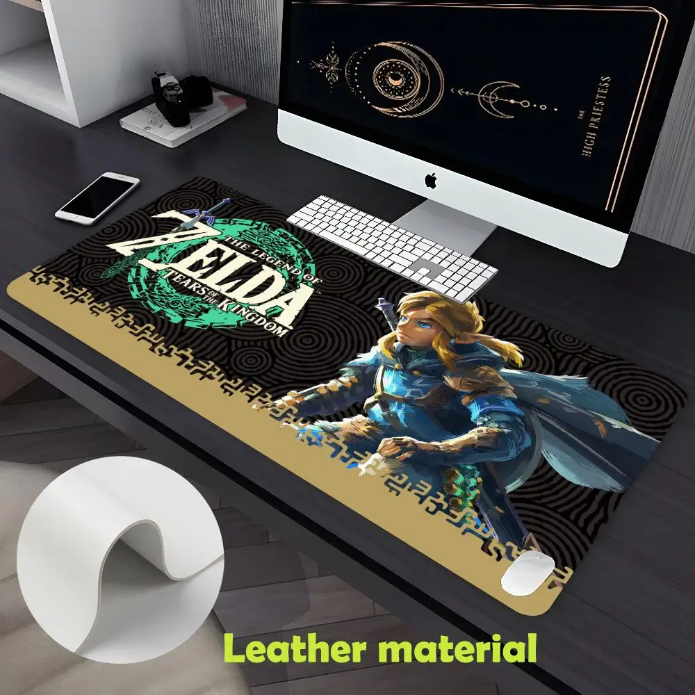 Zeldas Mouse Pad Large Gaming Pad XXL Desk Mat Non Slip Double Sided PU Game Mouse Computer Leather Keyboard Mat