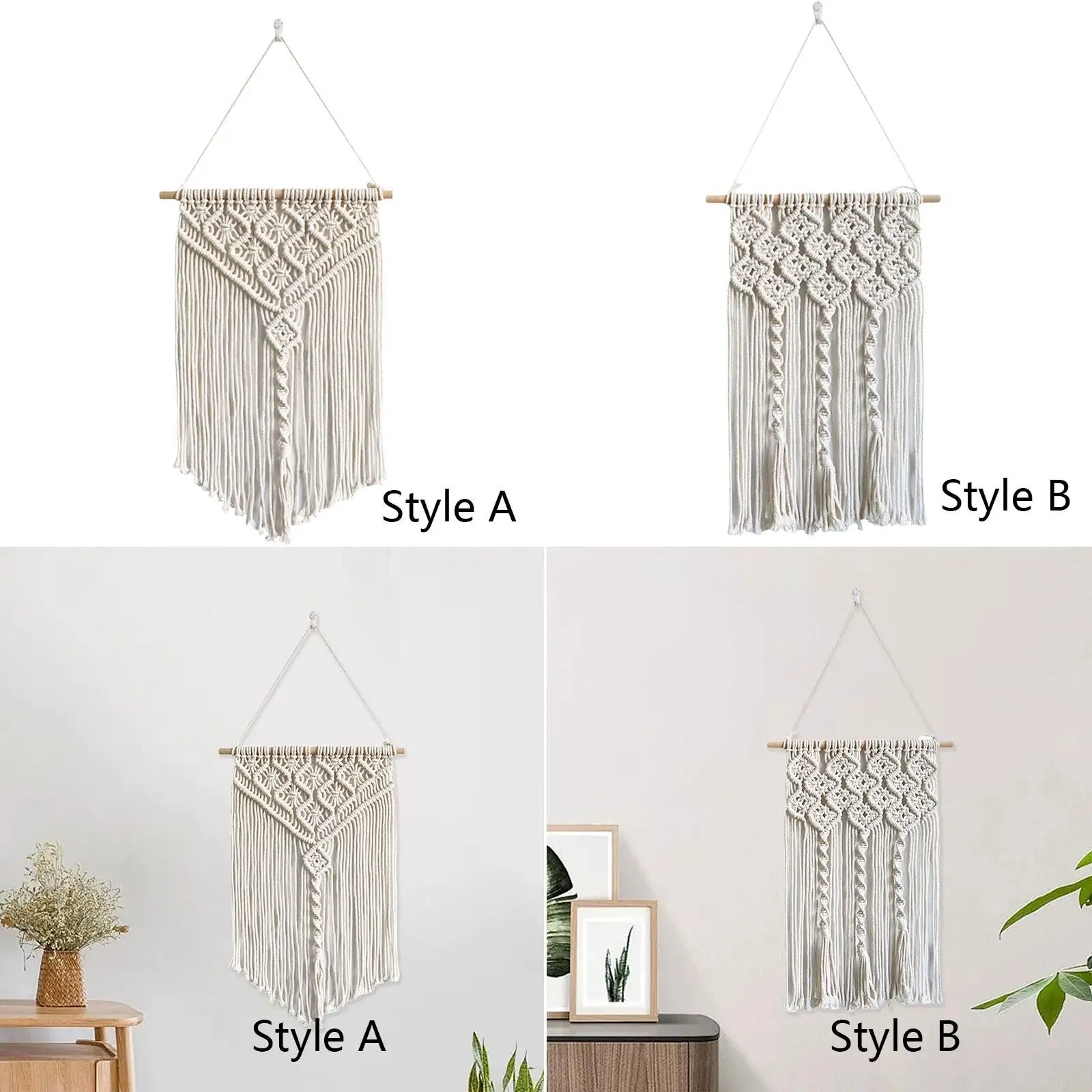 Macrame Wall Hanging for Home Decoration, Bohemian Tapestry for Nursery And Apartment