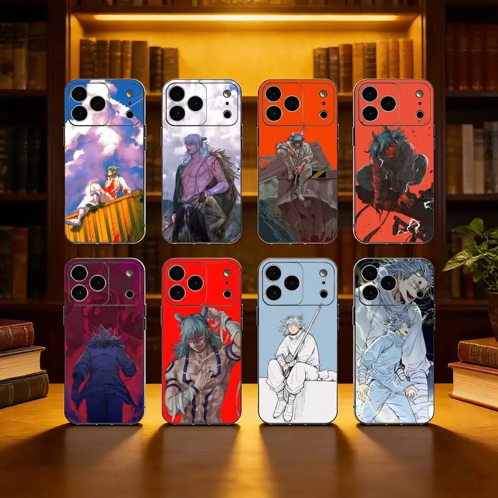 

Kashimo Hajime Jujutsu Phone Case For iPhone 17,16,15,14,13,12,11 Plus,Pro Max,Soft Silicone Cover