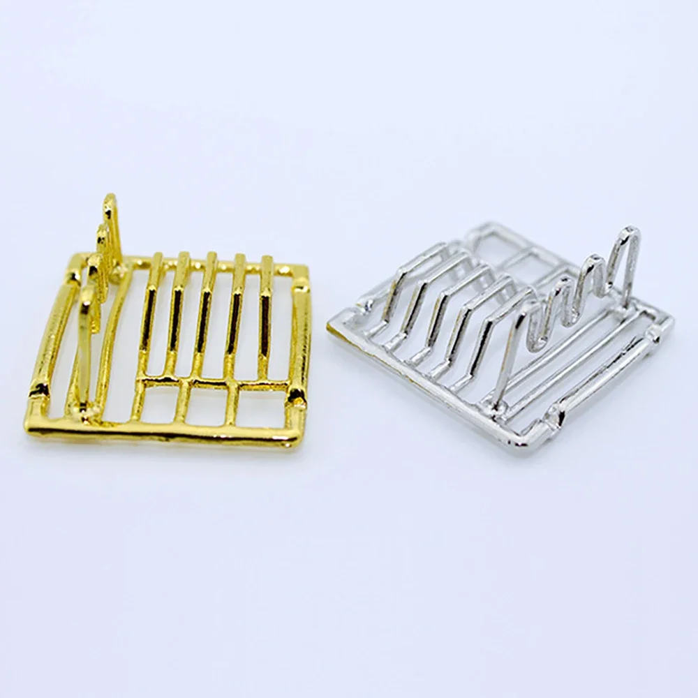 1/12 Doll House Miniature Dish Rack Simulation Furniture Kitchen Storage Shelf Model for Mini Decoration Dollhouse Accessories