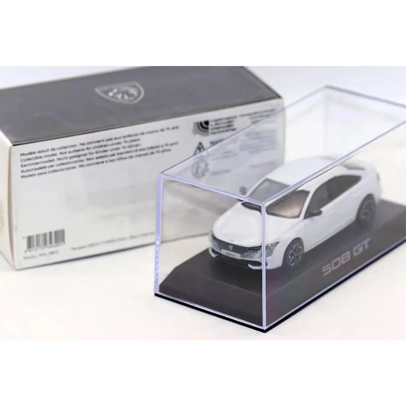 Norev 1/43 Schaal 508 GT Wit/Grijs Legering Model Auto Volwassen Klassieke Collectie Statische Display Jongen Speelgoed