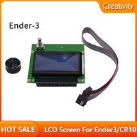 12864 LCD Screen Controller RAMPS 1.4 Display Blue Screen+Cable For 3D Ender-3/CR-10/10S printer Parts