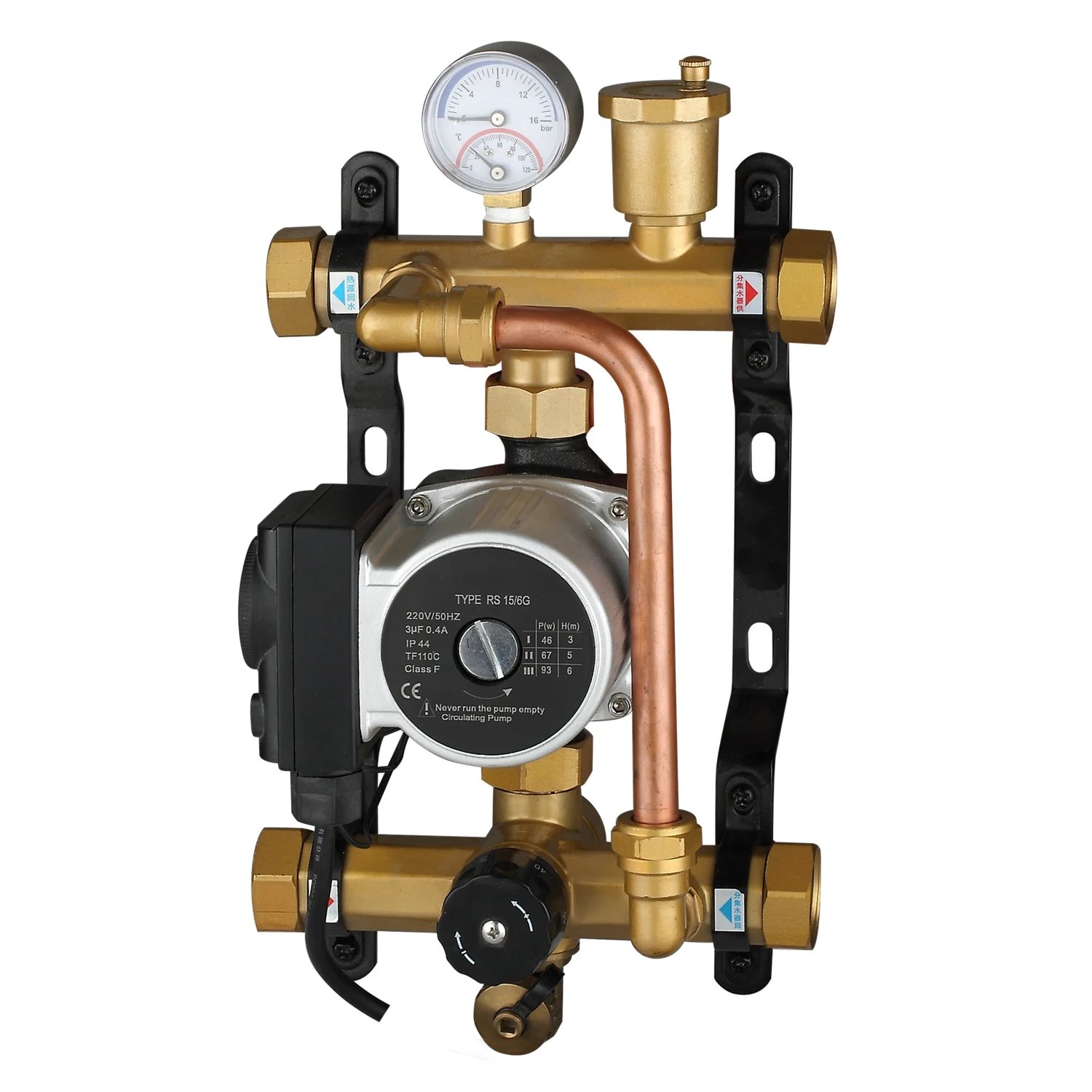 

Набор для циркуляционного насоса HUIBO HB-16301 (220В) для систем водяного отопления (АТВ/УТВ), современный, высокоэффективный, для квартир