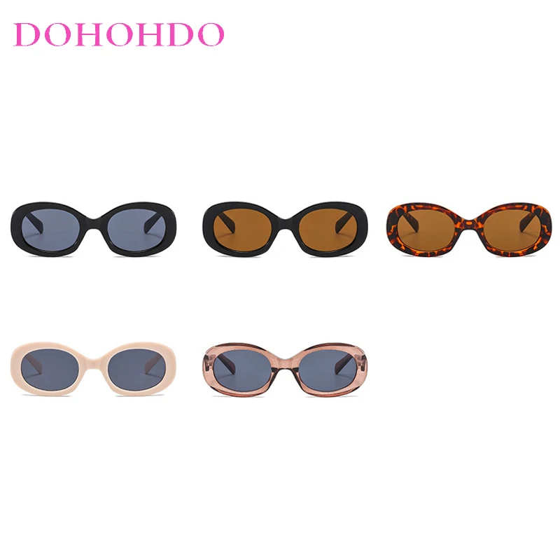 Retro New Fashion Designer Small Oval Sunglasses Women Luxury Designer Vintage Travel Shades Men Sun Glasses UV400 Lentes De Sol