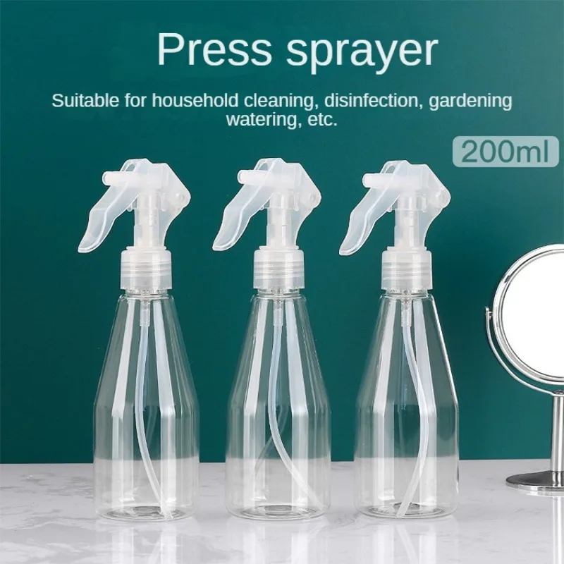 200ml Spray Bottle Watering Can Gardening Plant Flower Irrigation Mist Sprayer Cleaning Hairdressing Tool Refill Sprayer Bottle