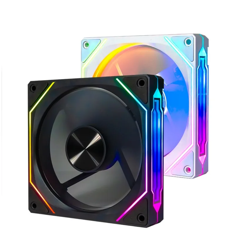 Prism 7 PRO RSchassis ventilador luz divina síncrona 12cm ARGB 5V/3 pines/4 pines interfaz ventilador de refrigeración 12V alto volumen de aire 600-1500RPM