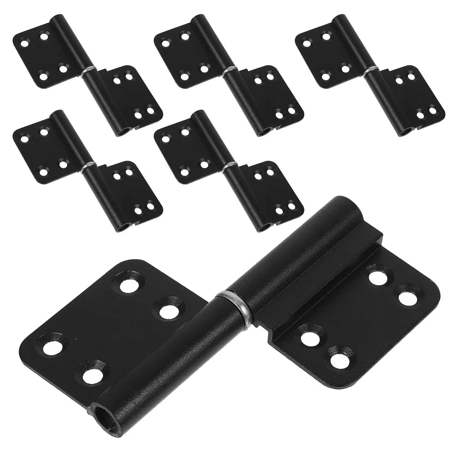 1Set Detachable Bathroom Door Hinges Heavy Duty Aluminum Lift Off Hinges Matte Finish Rust Resistant Easy Install for Humid