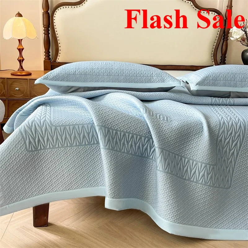 جديد الربيع والصيف نسخة كبيرة جديدة الهيل الجليد الفول حصيرة ثلاث قطع مجموعة الجليد الحرير حصيرة آلة قابل للغسل للطي حصيرة لينة #6