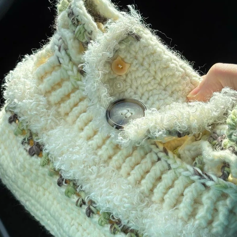 250g Teddy-Fell-Schlingengarn zum Handstricken, Kreisförmiges Häkelgarn, Dickes Garn für Strickpullover, Mützen, Schals, Häkeln von Taschen, Fantasiegarn – Detail 8