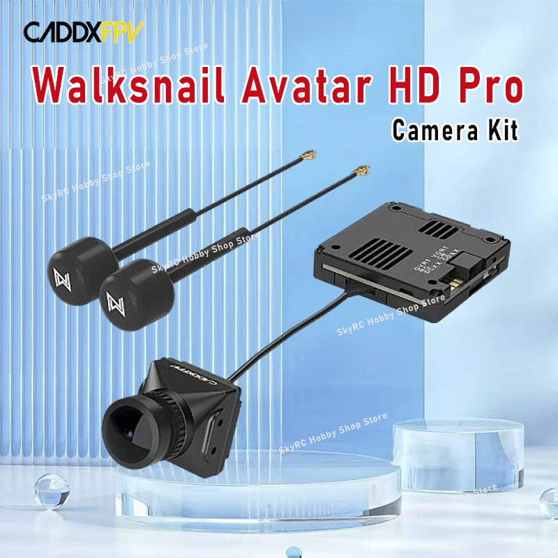 

Комплект камеры CADDX Walksnail Avatar HD Pro с кодом H.265 и датчиком Sony Starvis II 1/1,8 дюйма для деталей дрона FPV RC