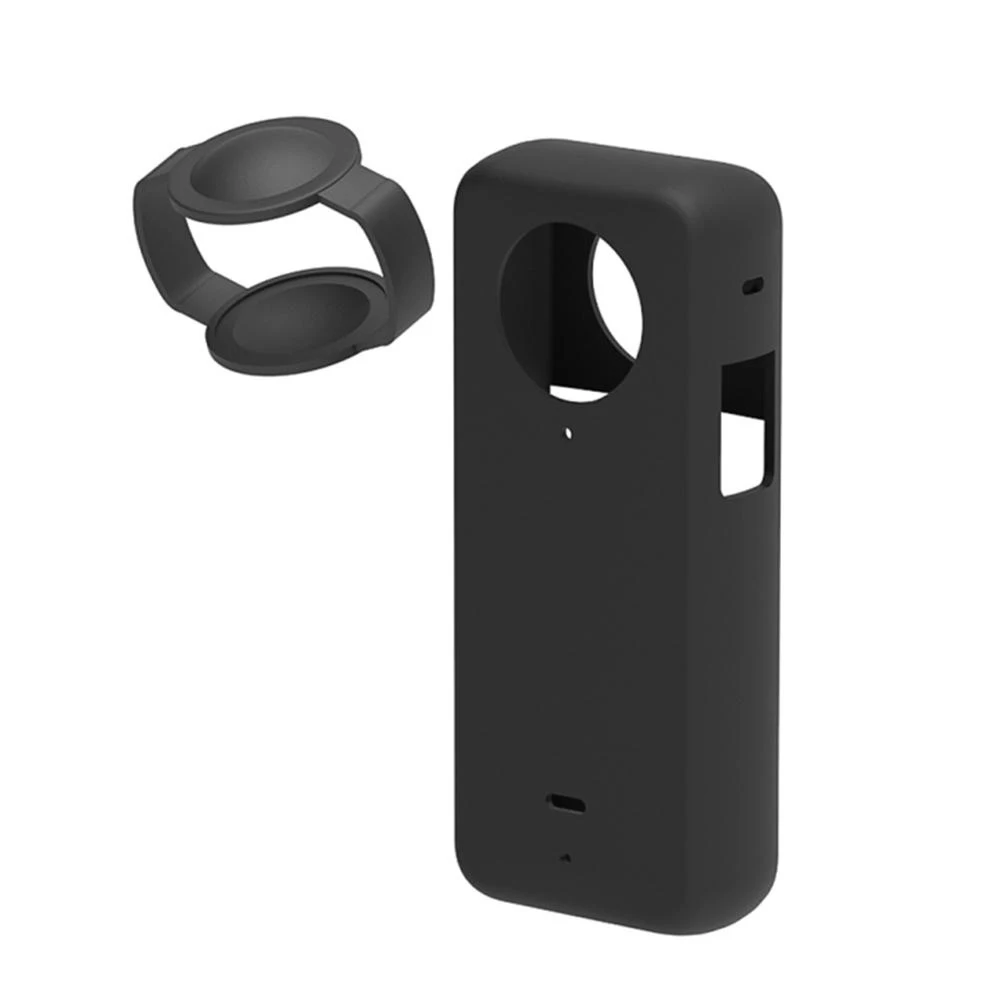 Silicone Cover Case Fit for Insta360 X3 Panoramic Action Camera Protector Sleeve Cover for Insta 360 X3 Anti-scratch Accessories