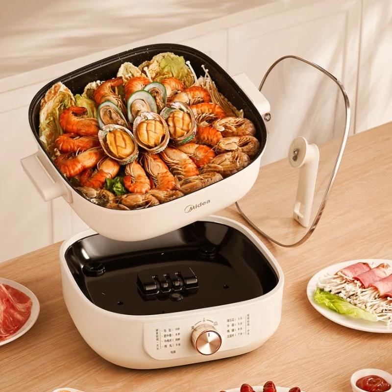 idea split hot pot 6 L large-capacity ulti-functional 6-liter fai reole heating pot