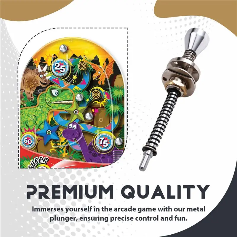 Pinballs Loaded Spring Rod Machine Pinballs Plunger Shooters Assembly Arcade Parts-[LUCK 9] view 3