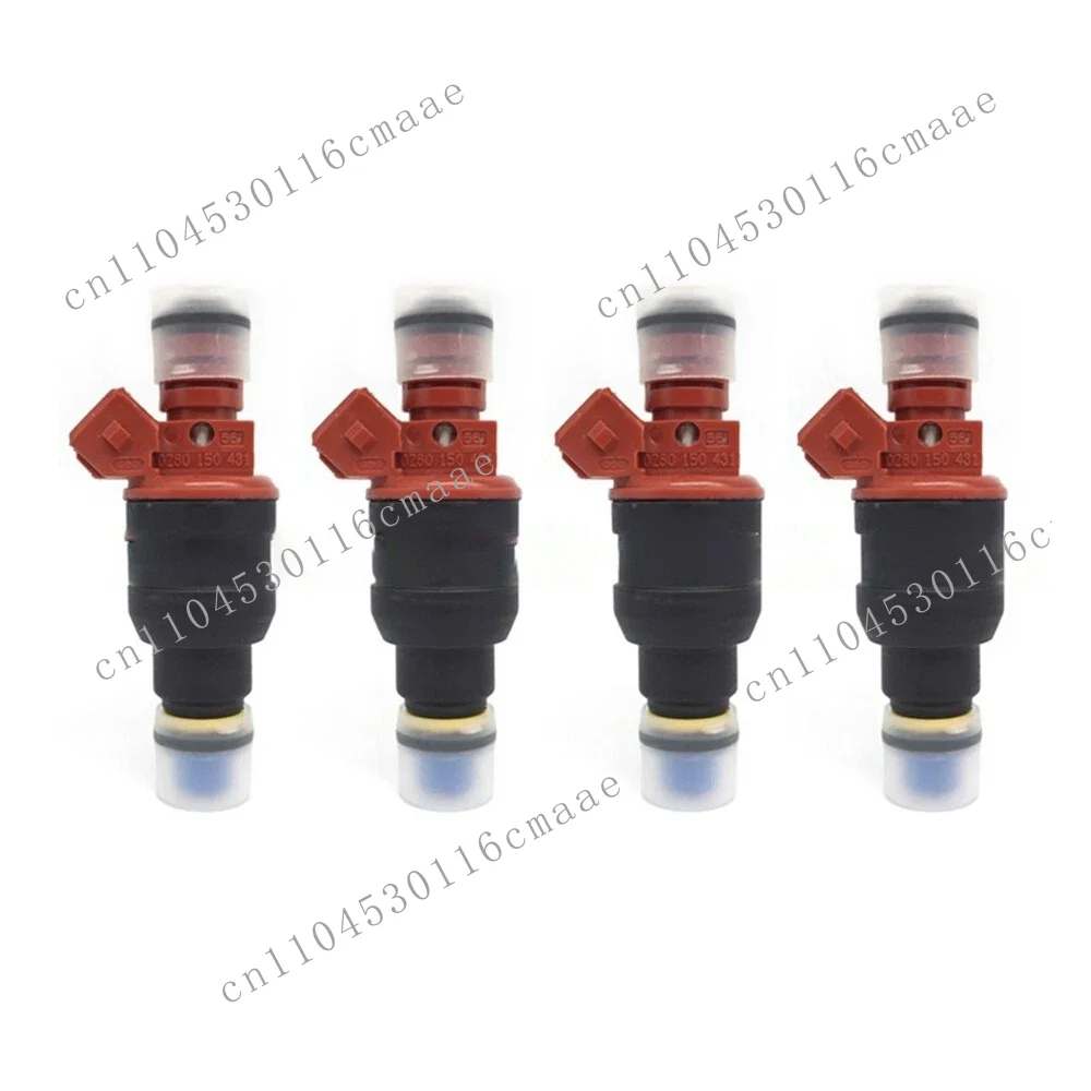4-Pack 0280150431 852-12123 Injector for 9-3 900 9000 2.0L 2.3L I4