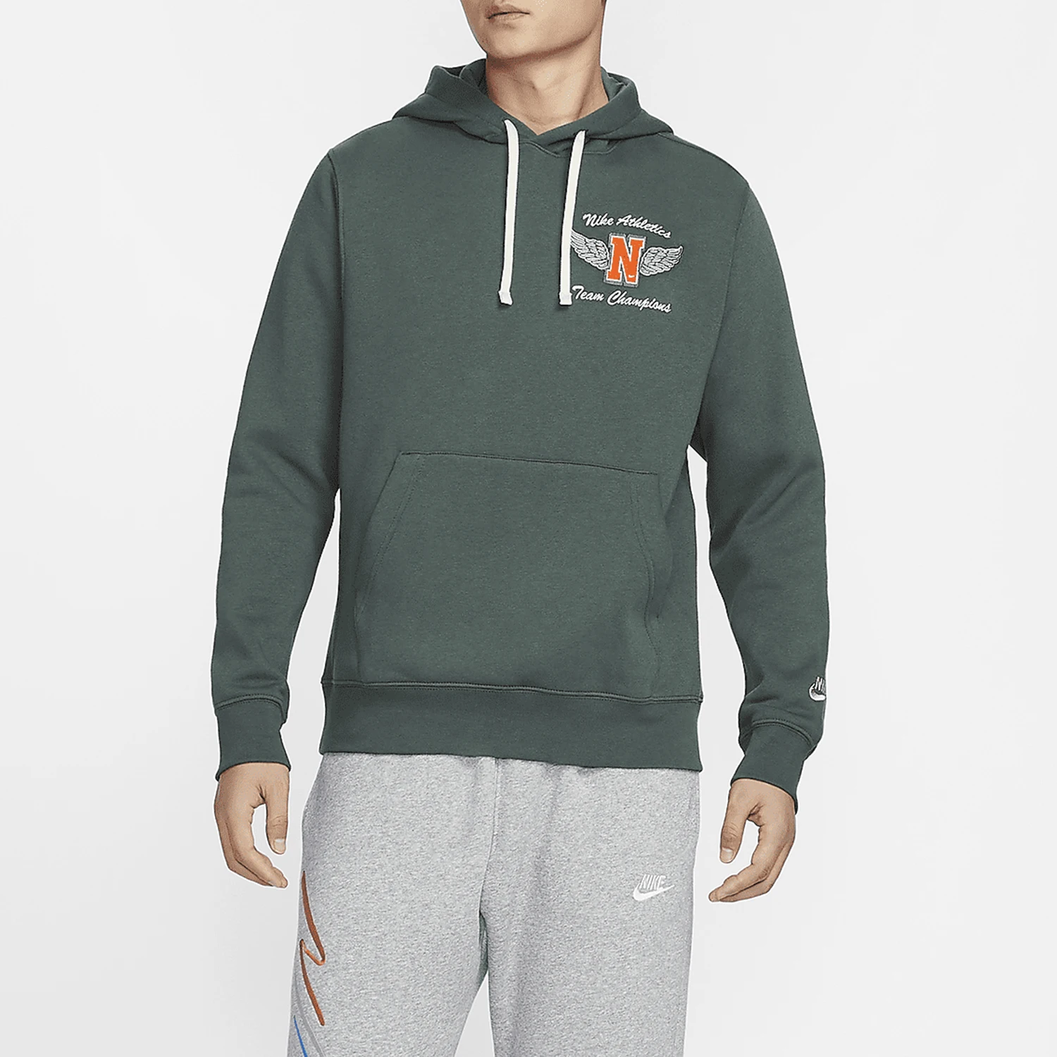 

Nike Official Authentic 2024, новая зимняя мужская теплая флисовая толстовка с капюшоном HQ4952-338
