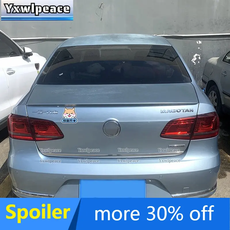 

For Volkswagen Passat B7 2013 2014 2015 High Quality ABS Material Unpainted Color Car Tail Wing Trim Rear Trunk Lip Spoiler