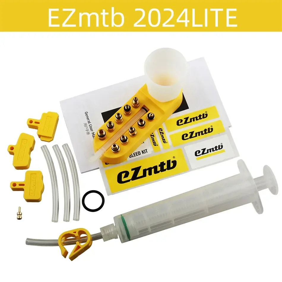 EZmtb 2024 Lite Bicycle Electric Scooter Disc Hydraulic Brake Oil Change and Exhaust Maintenance Repair Tool Bleed Kit Road Bike