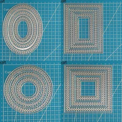 Lucky Goddess Metal Cutting Dies Frame Collections Diy Scrapbooking Photo Album Decorative Embossing Paper Card Crafts