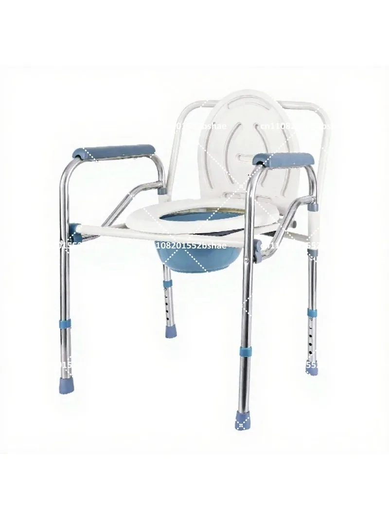 Elderly household toilet removable chair toilet portable support bedside patient squatting stool