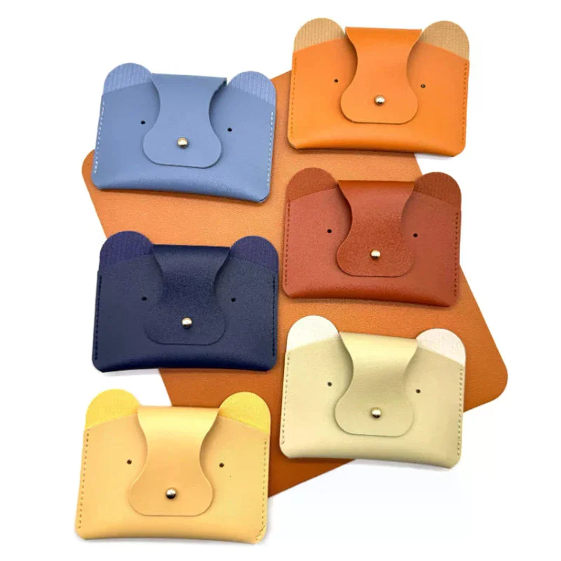

Новинка, 1 шт., сумка для наличных, искусственная кожа, мультяшный щенок, маленькая сумка для наличных, держатель для удостоверений личности, милая маленькая сумка для карт