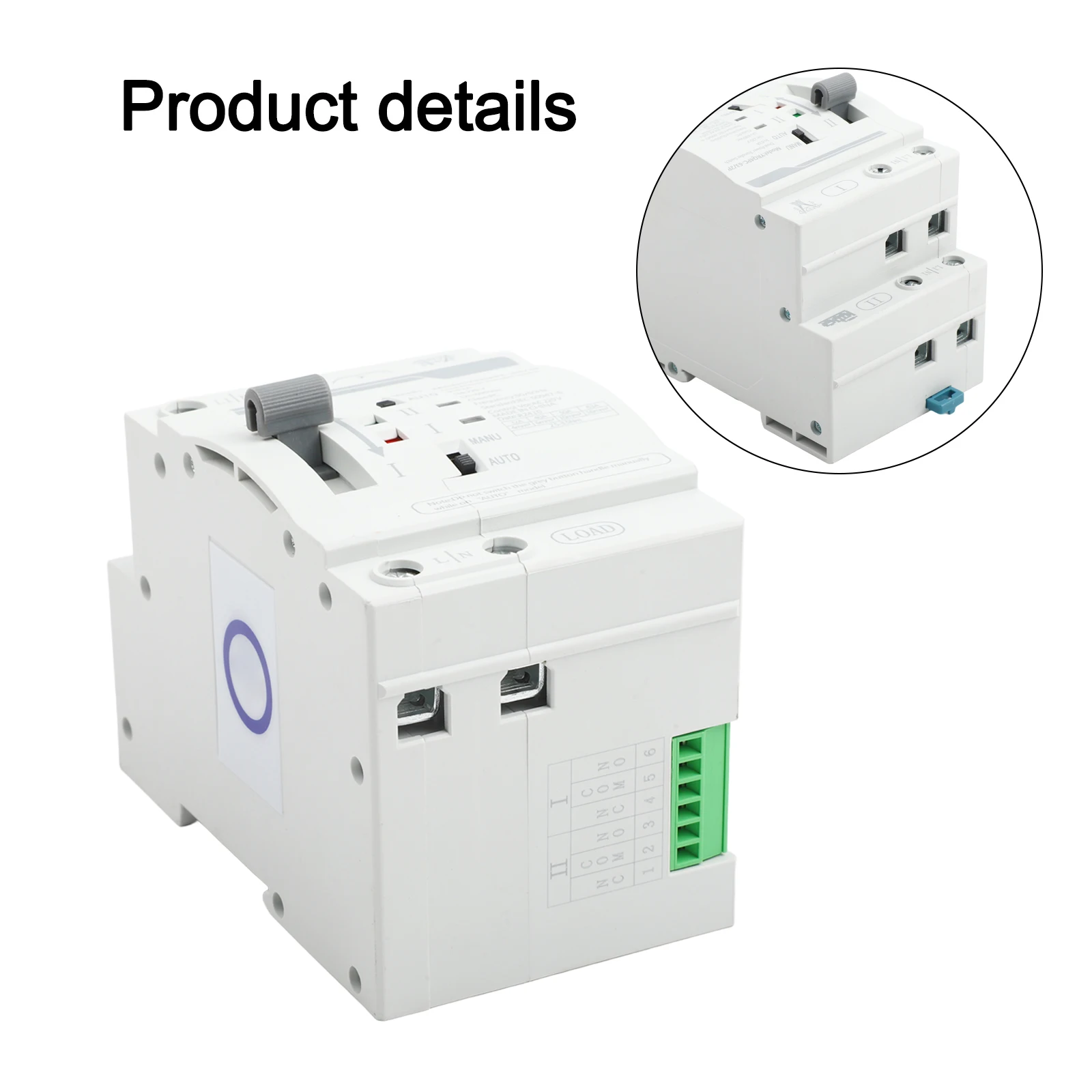 

Электрический резервный переключатель для ATS Dual Power, 2 полюса, 63 А, 220 В, автоматический резервный переключатель для резервного питания генератора