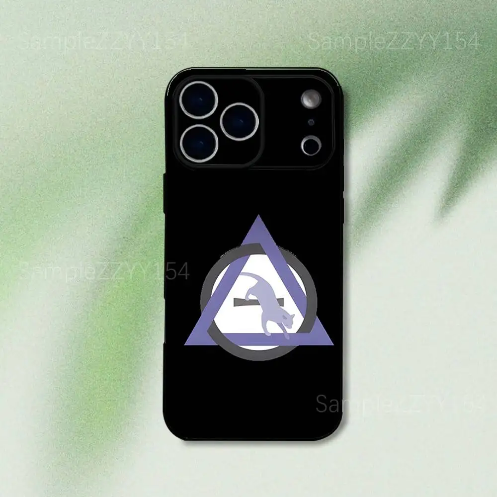 حافظة هاتف برمز ثيري إبداعي لهاتف آيفون 17,16,15,14,13,12,Pro,Max,Plus,E,SE4,Air,Mini Black Soft Funda