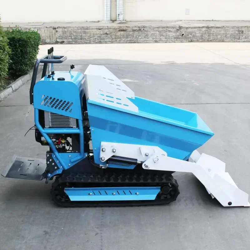 

Mini Electric Hydraulic Dumper – Electric Mini Crawler Dumper with 300-500kg Load Capacity for Construction Use