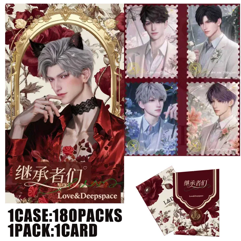 

New Huanqiu Culture Love And Deep Space 3D Collection Stamp Series Box Zayne Sylus 6.3*8.8 Anime Husbando Card Brithday Gift