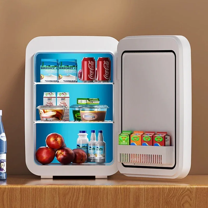 DK11: Mini Fridge for Car and Home, Portable Freezer for Dorms, Compact Breast Milk Cooler for Office and Student Use,