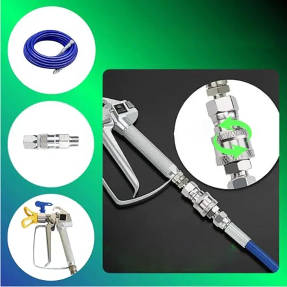 

14 Inch 360 Degree Metal Swivel Joints Set Of Three For Airless Paint For Sprayers With Male Female Connectors