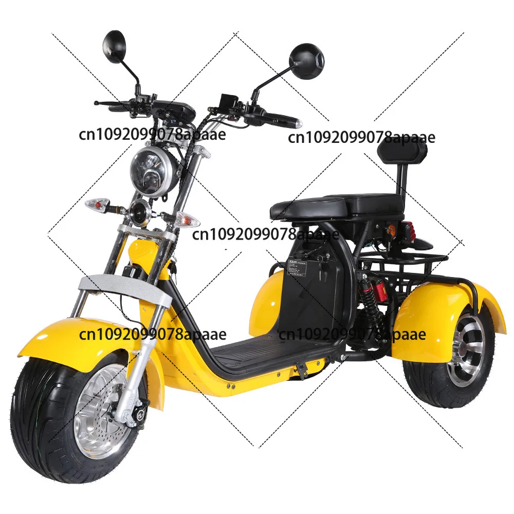 2024 China Made Citycoco 60v 32ah2000w 3 Wheel Electric Tricycle Scooter