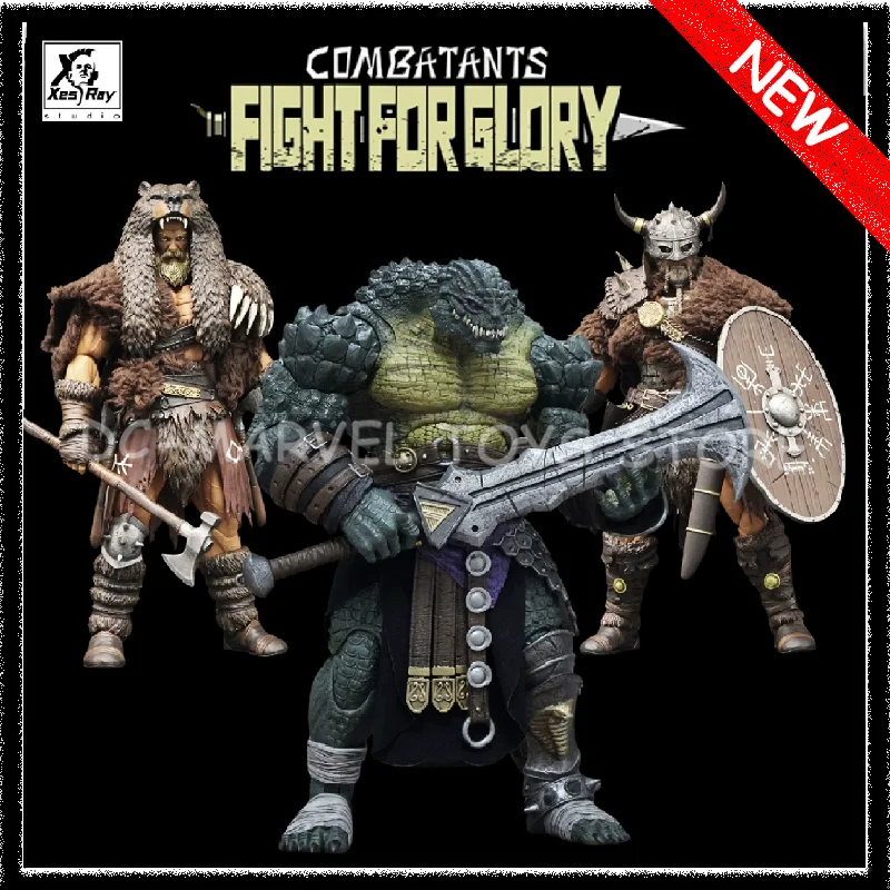 프리 엑스레이 파이트 포 글로리 1/12 액션 피규어 글래디에이터 아너 배틀 7 웨이브 크로커다일 맨 클림하트 기프트 모델 토이
