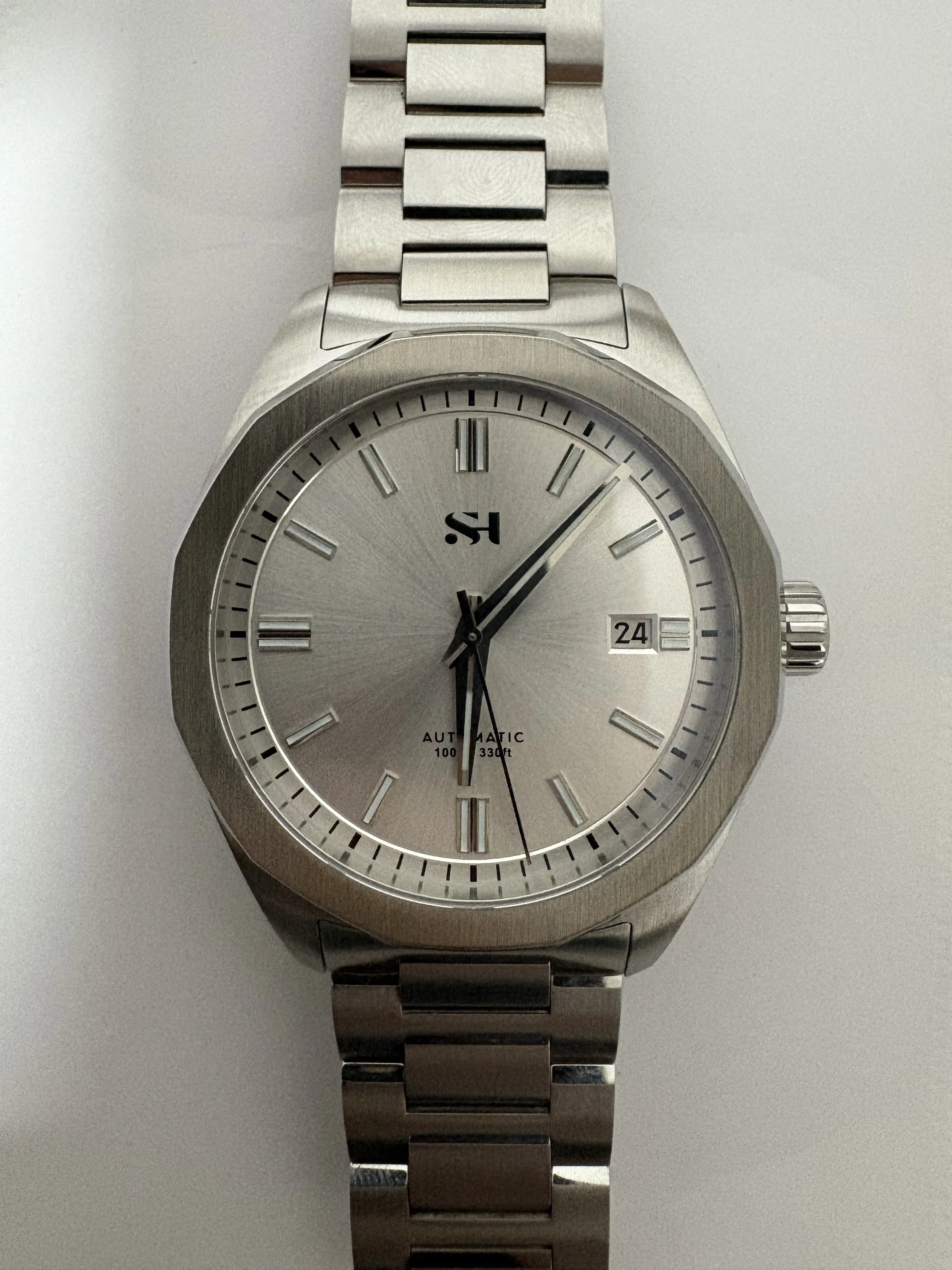 

SH 2025 Новые автоматические механические часы 39 мм Роскошные сапфировые часы Miyota 9015 Нержавеющая сталь 316L Водонепроницаемые наручные часы в подарок