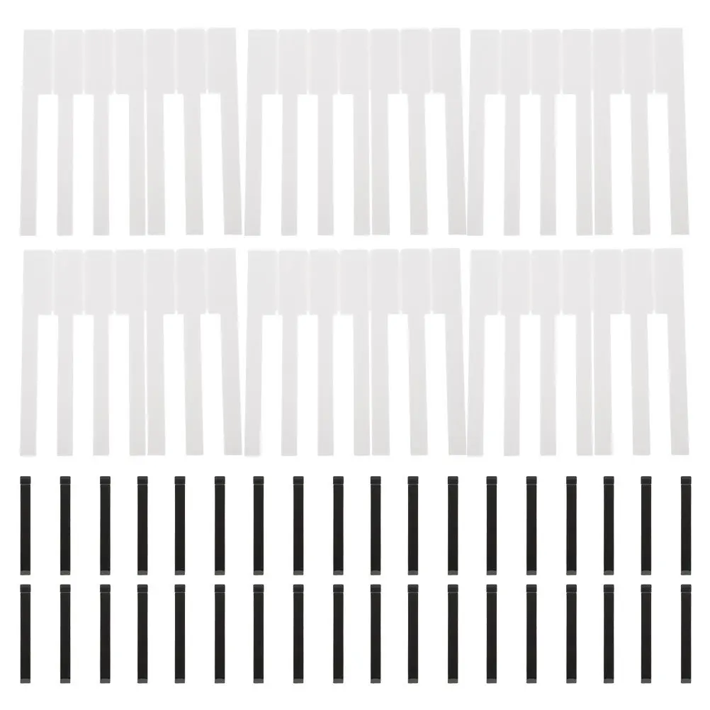 

88Pcs Piano Keytops Durable Professional Practical Repair Tools Keyboard Replacement Accessories Music Supplies