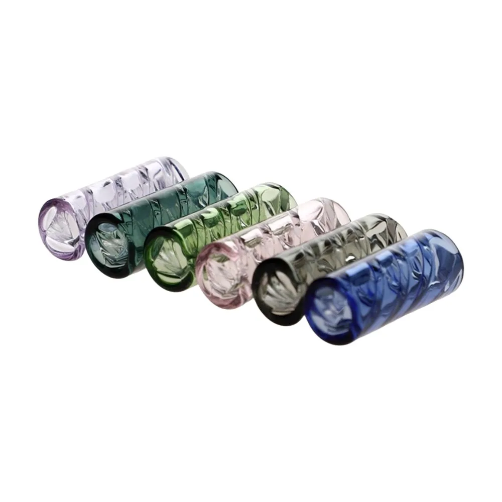 5 unidades de puntas de filtro de vidrio mini D12XH30mm con diseño triangular interior y boca redonda para liar hierbas secas, punta de goteo, nuevo diseño