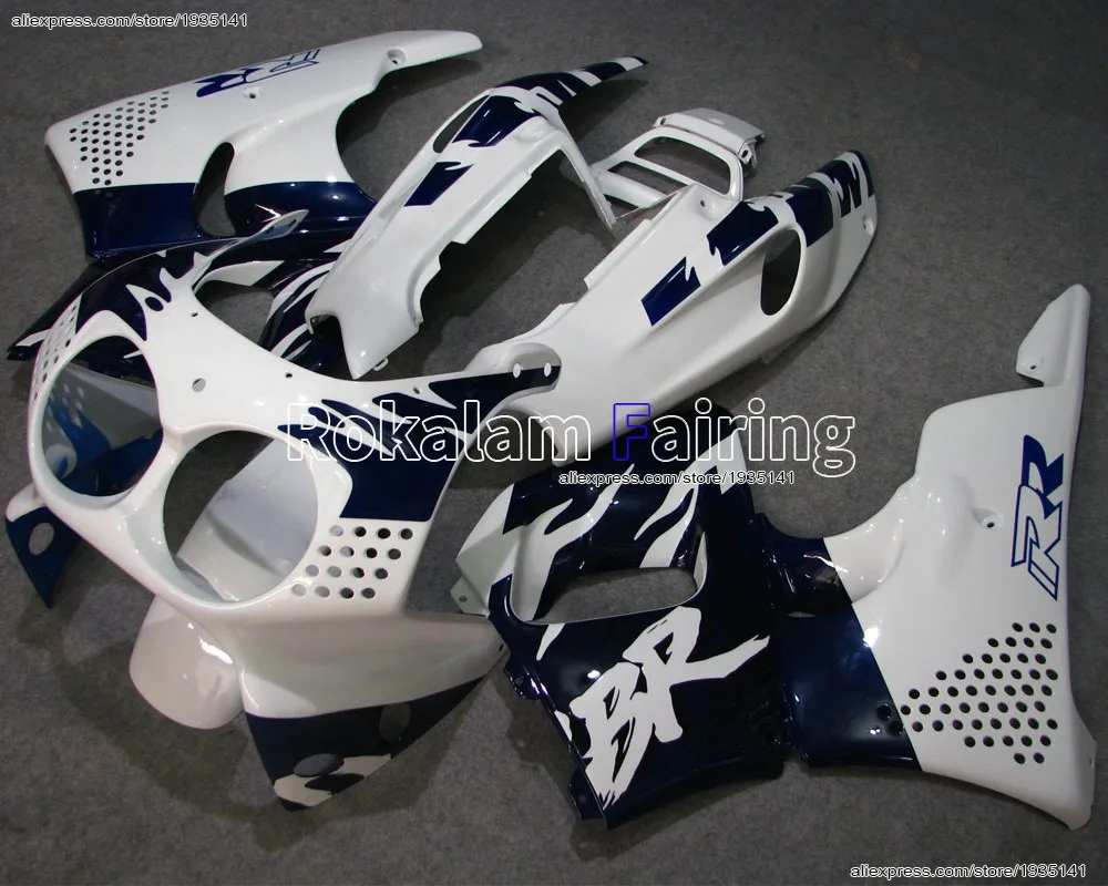 For Honda CBR900RR Fireblade 1992 1993 CBR 893 RR CBR900 RR 92 93 CBR 900RR Dark Blue White Motorcycle Fairing Kit