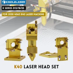 KINDLELASER K Series CO2 Mini Laser Head Set D12/18/20mm FL50.8mm Lens for 2030 4060 K40 Laser Engraving Cutting Machine